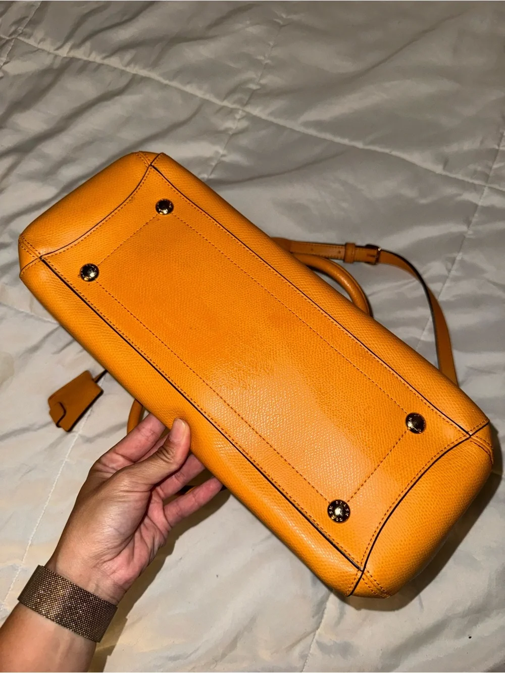 Coach Lillie Carryall Shoulder Handbag - Orange